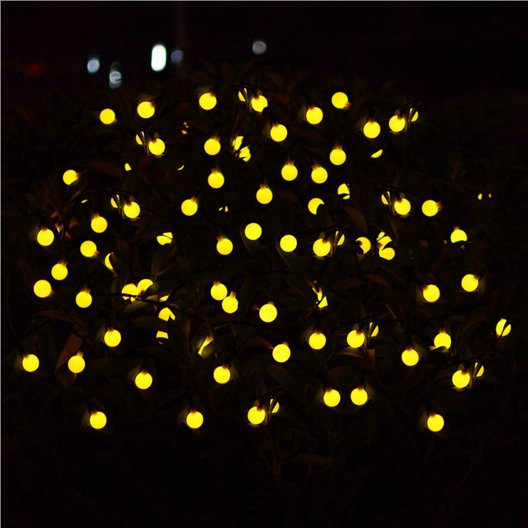 Solar String Lights 30 LED Starry Fairy Bubble Crystal Ball Lights Decorative Christmas Light for Indoor Outdoor Party