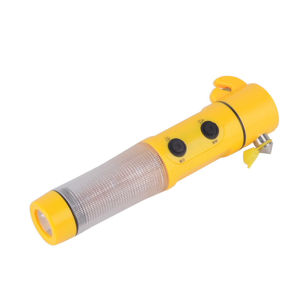 China Supplier Multifunctional Safety Hammer Flashlight