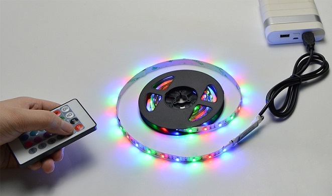 USB 5v 500mA TV BLacklight RGB LED Strip 3528 5050 2835 LED STRIPE LIGHT FLEXIBLE