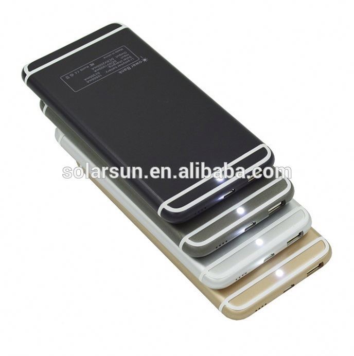 Newest Cute Solar Cell Phone Charger 3000mAh with Data Cables
