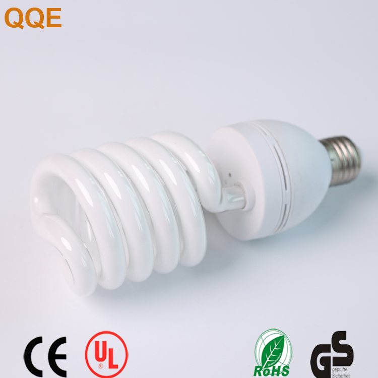 Half spiral shape 27w CFL fluorescent energy saving tube lamp with CE ROHS certificate