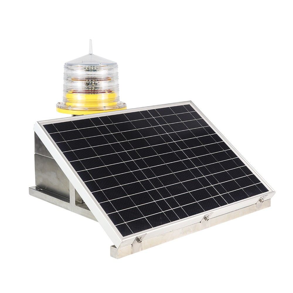 Solar Powered LED Low intensity Aviation obstruction Light