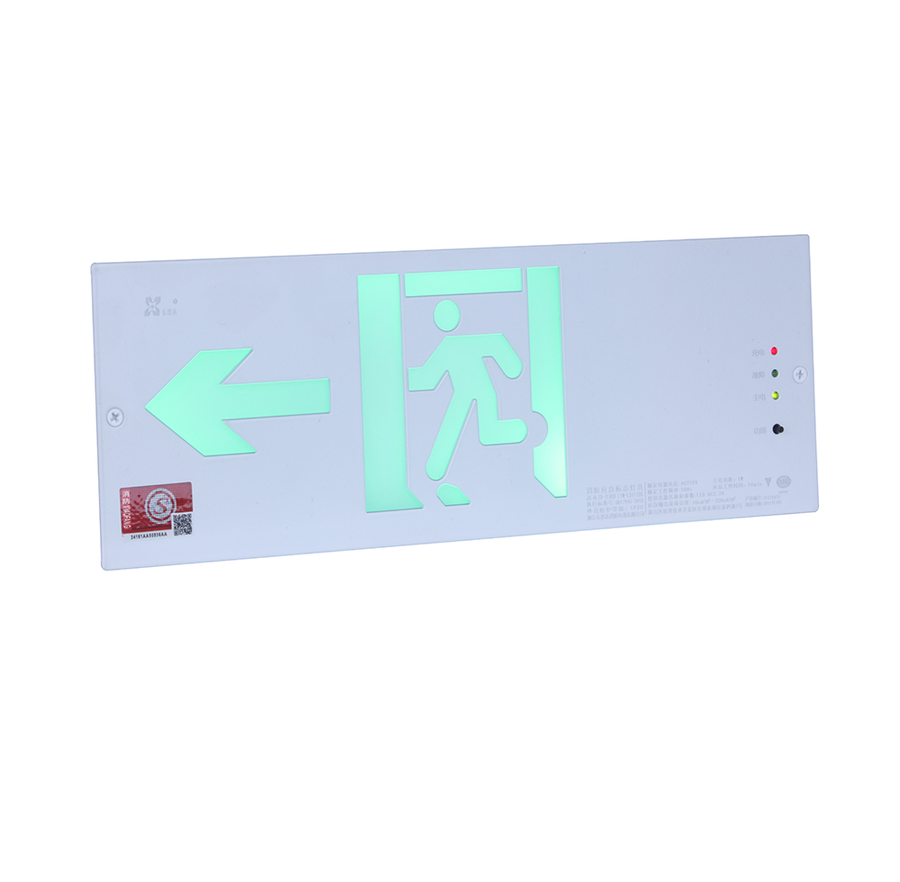 High quality wall mounted fire emergency led exit sign board