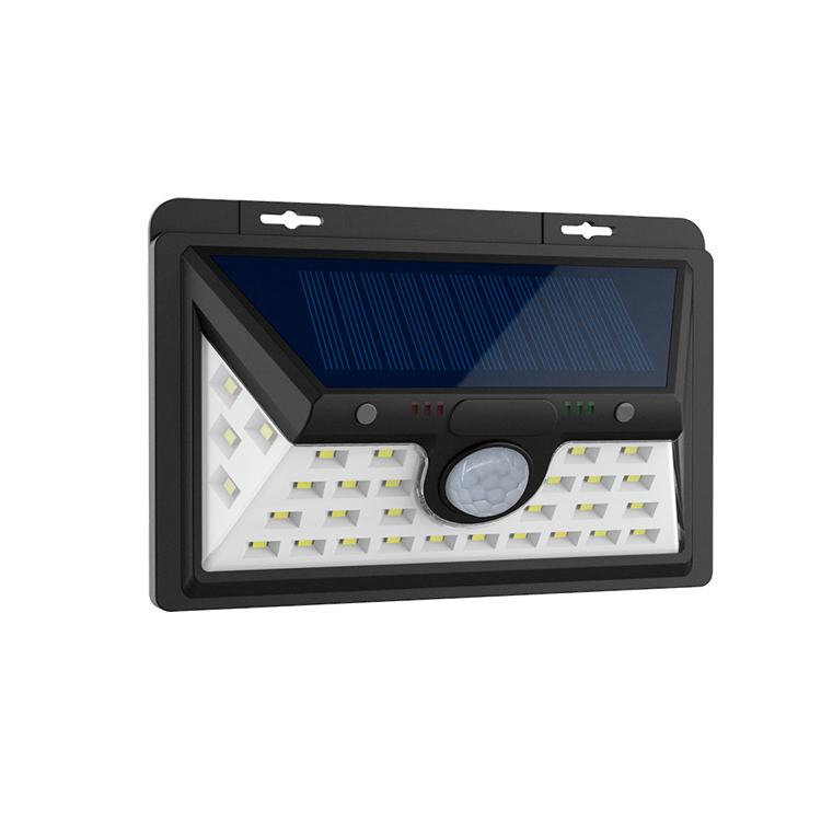 Outdoor House Number Sensor 46 Led Solar Wall Light