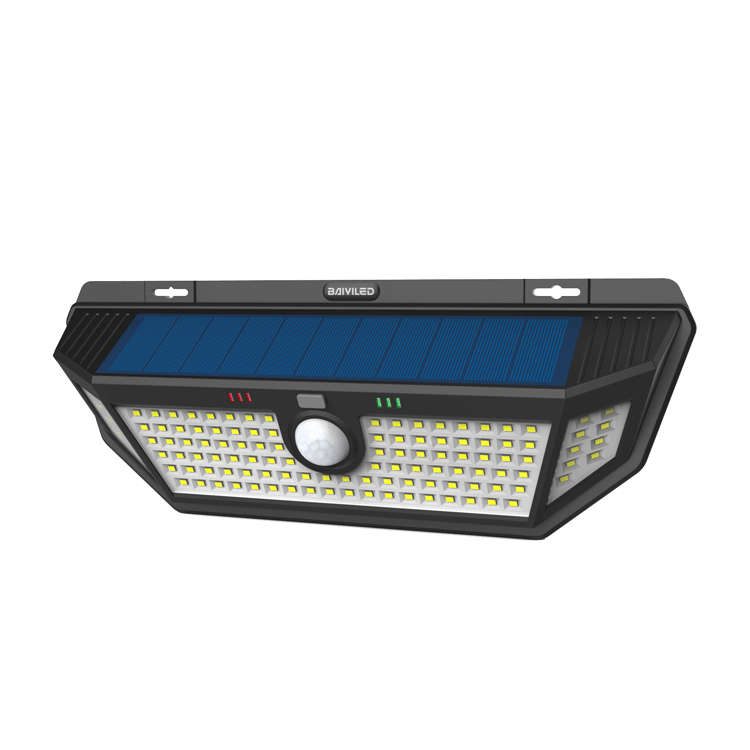 200W Flood Light Outdoor 46 Solar Led Wall Lamp