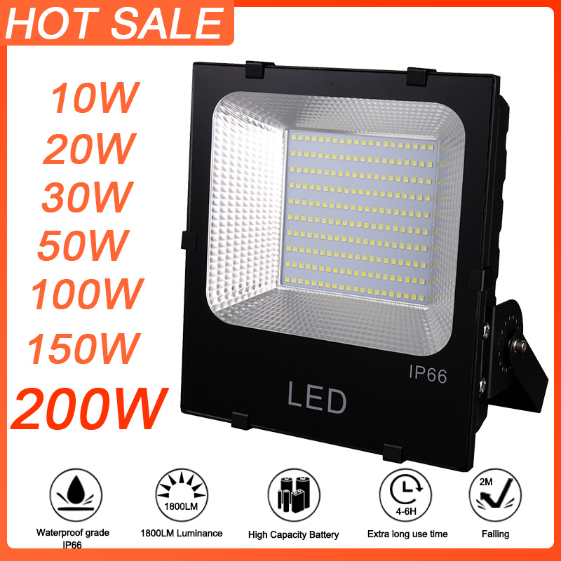 Best selling products 2018 in europe  portable rechargeable stadium or housing led flood light smd 200w