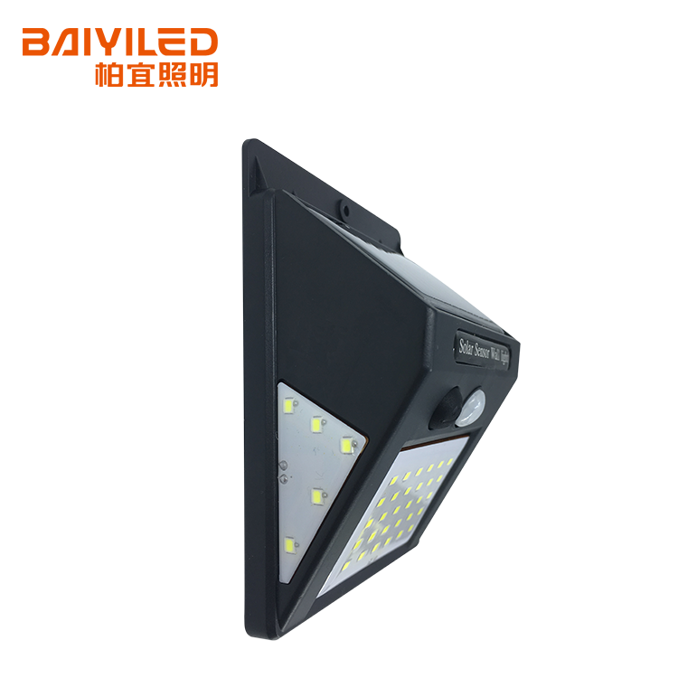 Pir Motion Sensor Wall Solar Gutter Led Light Outdoor