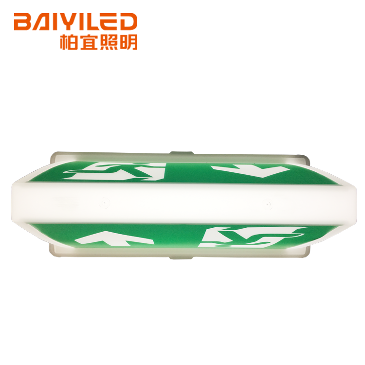 Acrylic Battery Operated Exit Emergency Light Large Led Tower Sign