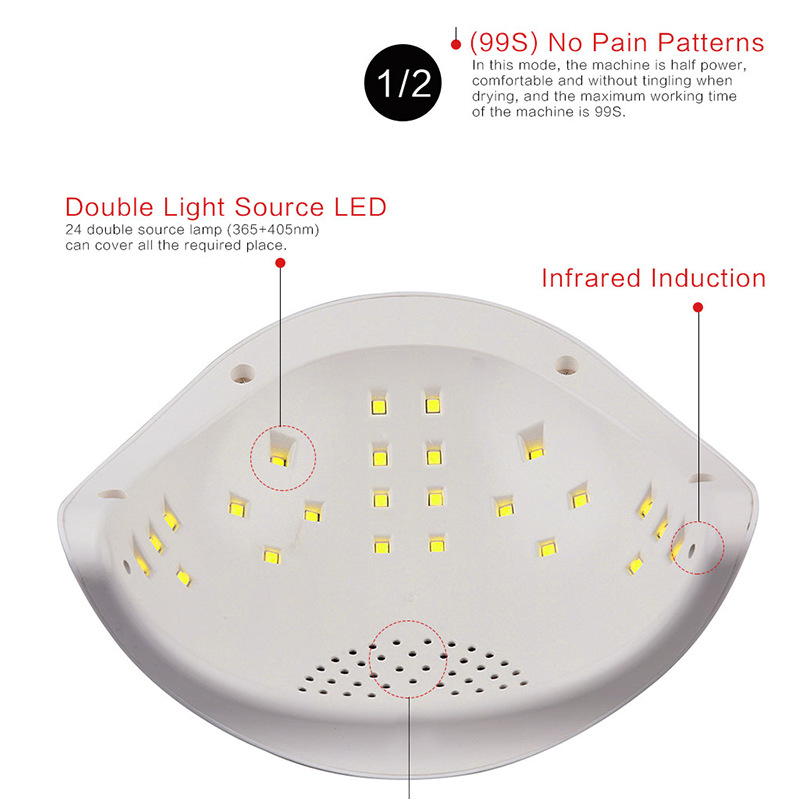 GelPal OEM Family Specialty 5Plug 48w led uv nail lamp