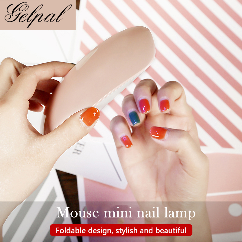 2019 HOT   charge the battery type uv  mini diy led nail lamp