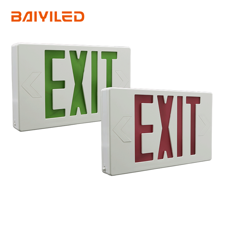 Supplier price Acrylic America Annual Inspection Arabic Exit Sign