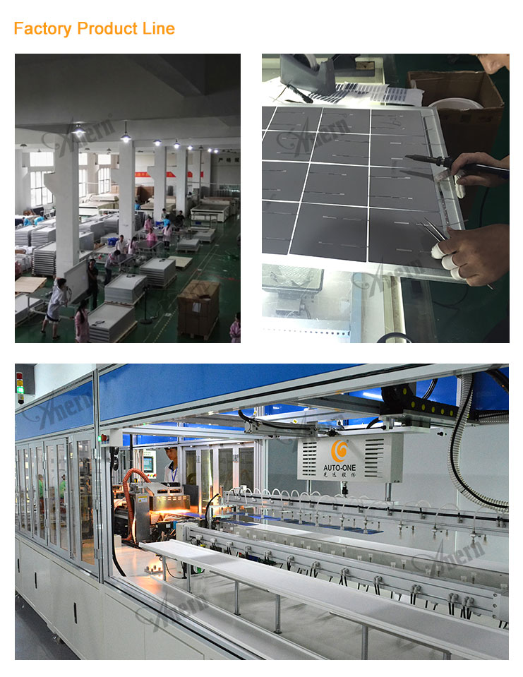 Durable Transparent double glass solar panel module