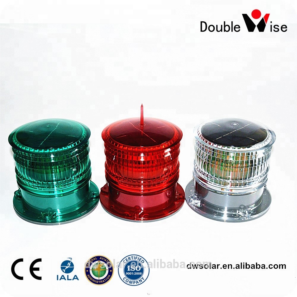 Doublewise Factory Price Solar LED Marine Navigation Wharf/Deck Signal Light