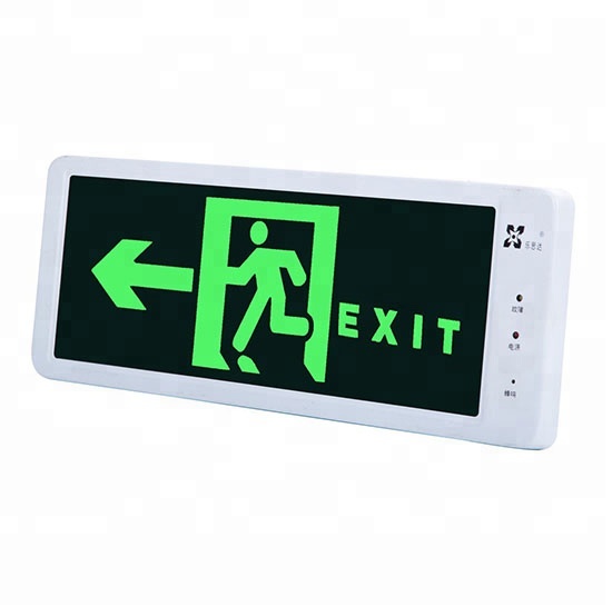 LST model 100A LED exit sign emergency exit sign board running man exit sign