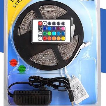 High quality factory price DMX 512 DC24V 60 leds/m dmx rgb led strip 5050 2835 60leds/m 5m roll kit package