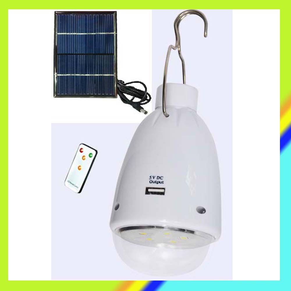 LED Emergency Solar Bulb (Multiple Functions, Many Charge Modes, Remote Control)