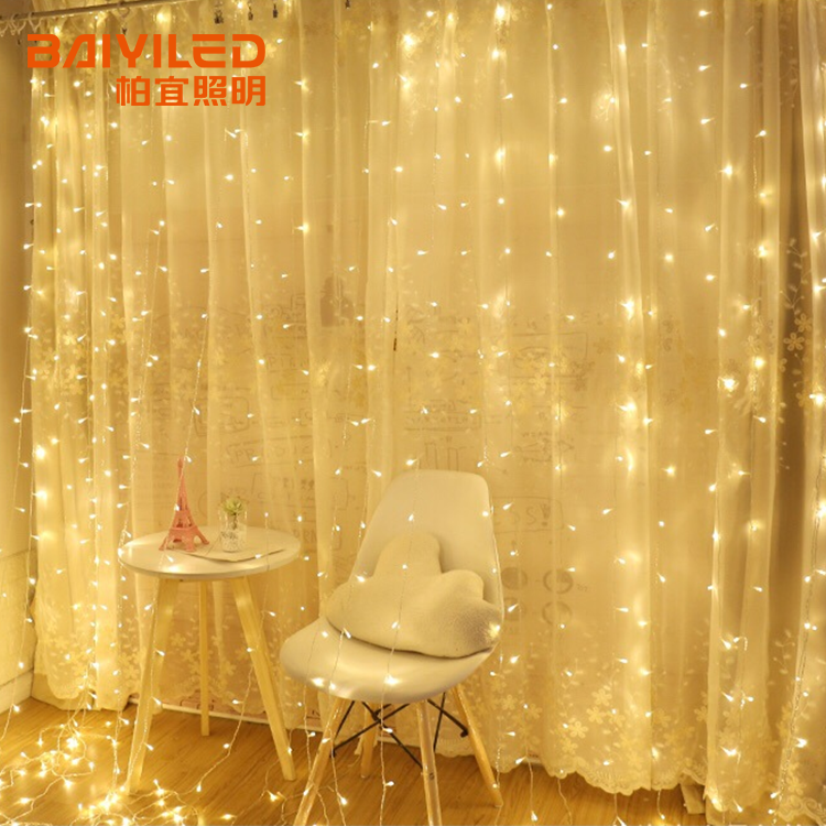 Hot Sale Color Changing Crystal Christmas Light Curtain