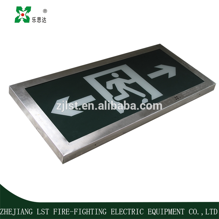 Single side large size led exit sign emergency board