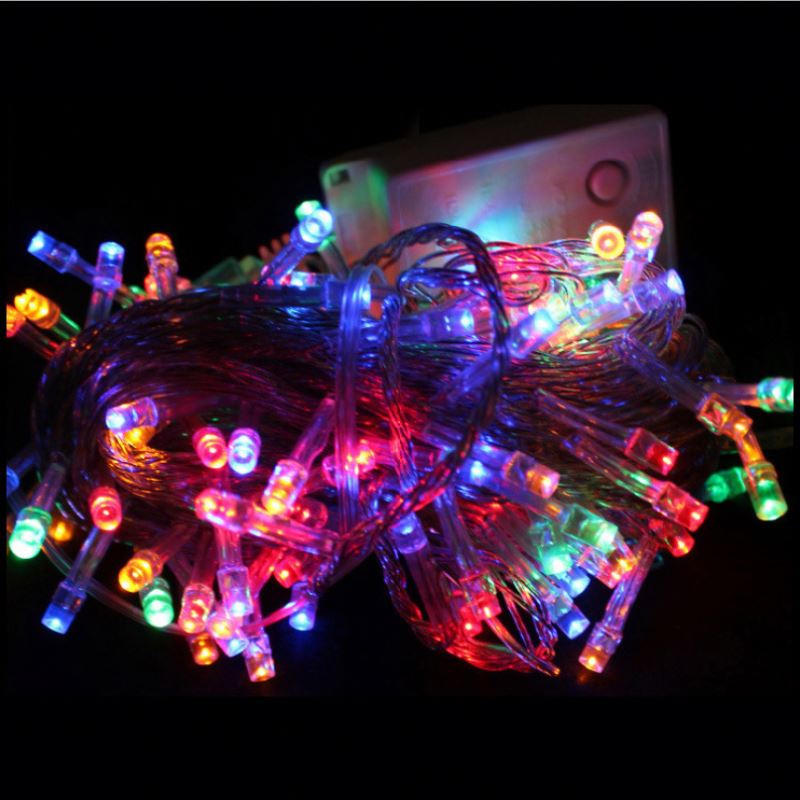 outdoor wedding lights battery powered led string lights rose for valentines day wedding party decoration garden event 1m 9 led