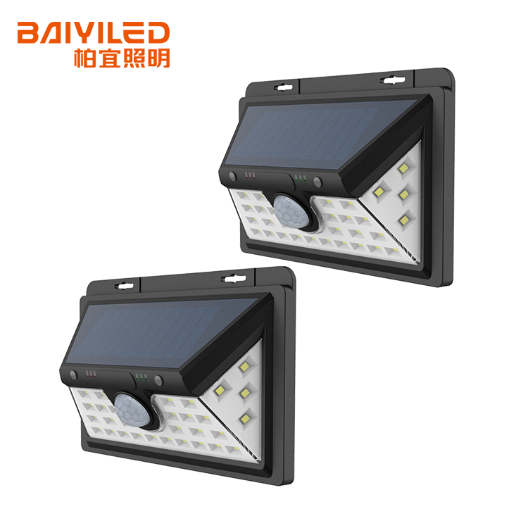 Motion Solar Stainless Steel Wall Pir Led Flood Light With Sensor