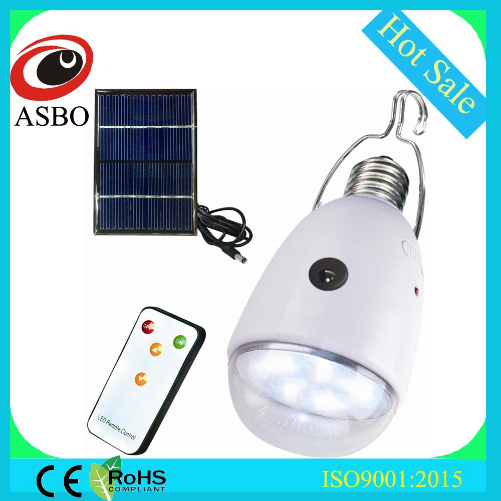 2 Bulbs Home Solar Lamp, Portable Mobile Charger