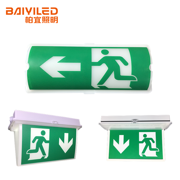 3 Hour Lighted Running Man Led Emergency Lighting Exit Sign Clever Light Cl-715