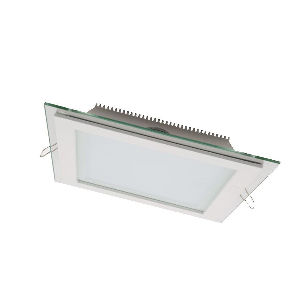 Recessed type Square 24W led glass panel light