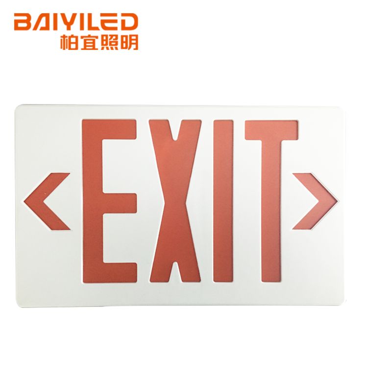 Safety Emergency Cheap Led Light Exit Sign With Lamp