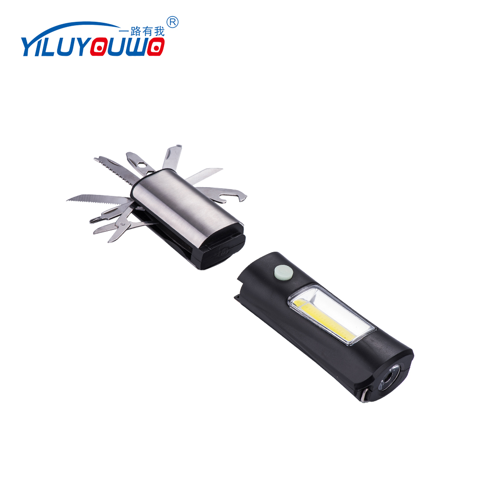 China Supplier Portable High Power Cob Multi-tools Worklight Flashlight