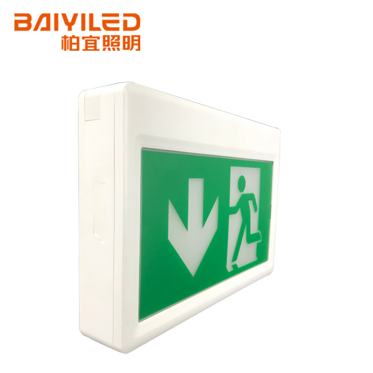 Battery Powered Fire China Ceiling Mounted Right Lane Must Emergency Runningman Exit Sign