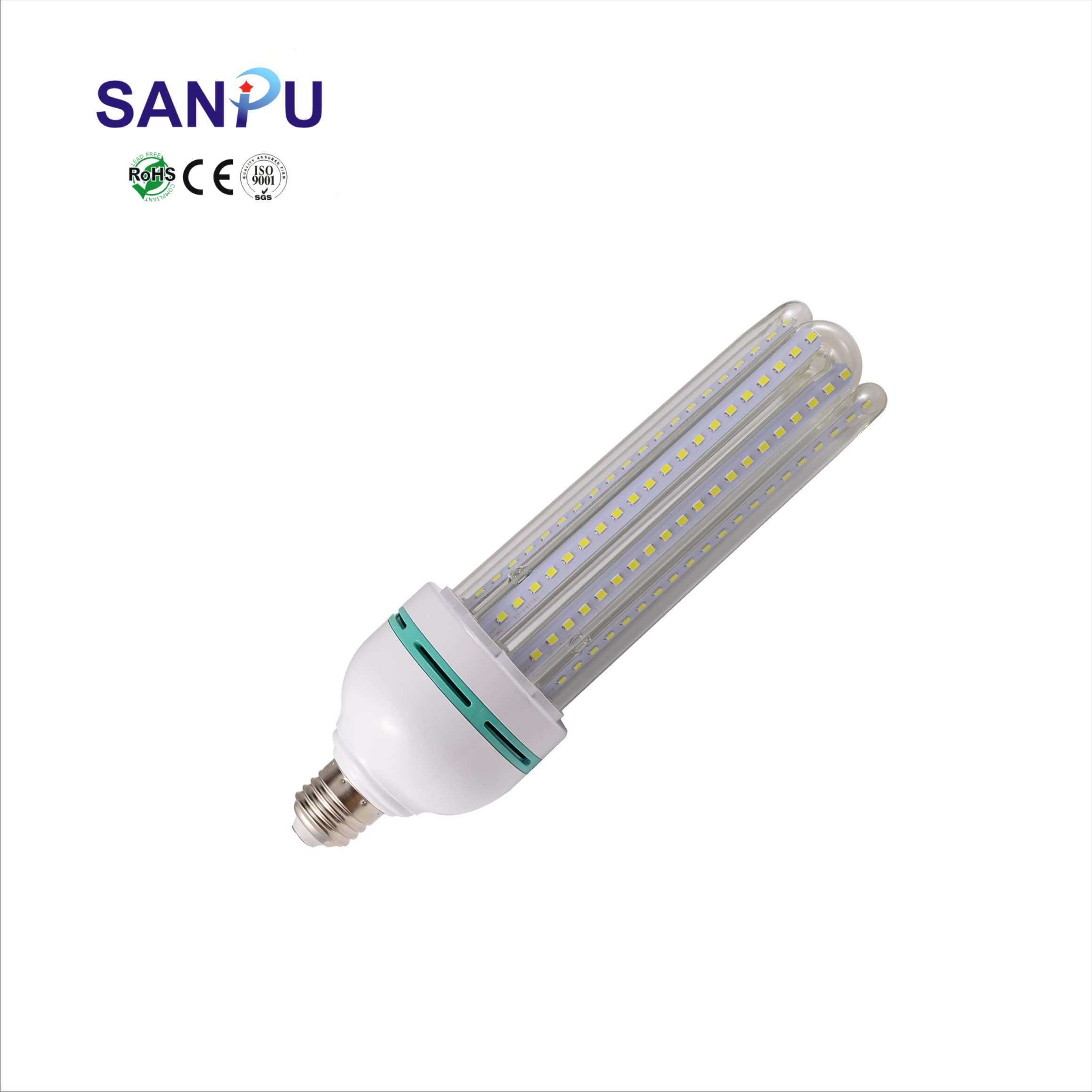 Hot sale 2700-6500K 2U 3U 4U E27 E14  indoor bulb light energy saving lamp led corn light 12w 18w 24w 32w 45w