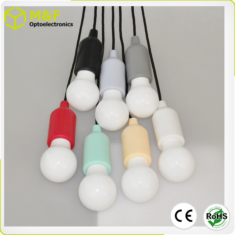 Battery Power Bulb Light with String Closet Pull Light Led Light Decoration