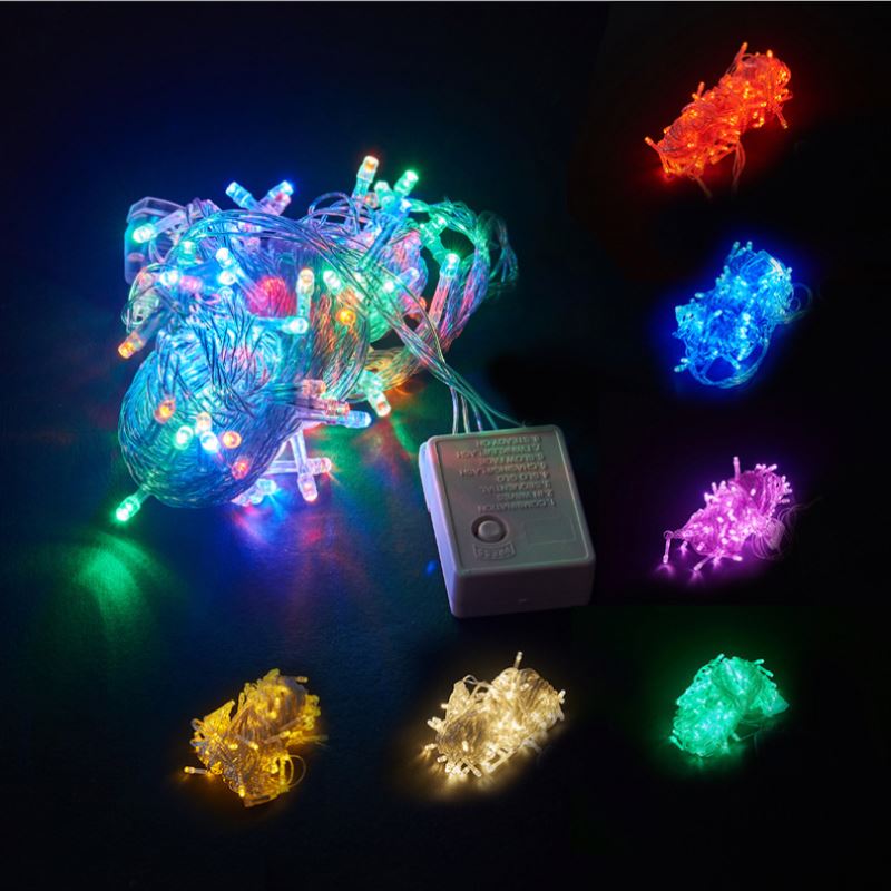 Full color DC12V Xmas LED String Lighting small ball holiday decoration string light