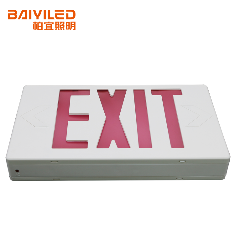 AC120/AC277V/60Hz/0.08A battery back-up 90mins emergency light  exit sign