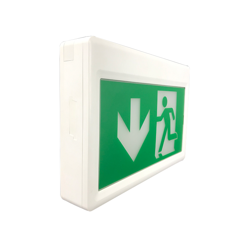 Ce Approved Down Stair Sign Back Up Exit Cob Bulkhead Light With Emergency Function