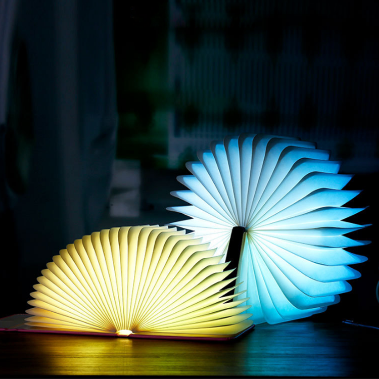 2019 Hot Design Christmas Lumi Night Book Lamp Led