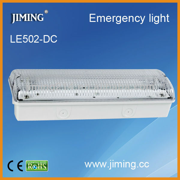 LE502-DC Waterproof Emergency Light with 1x8W T5 fluorescent tube, energy saving