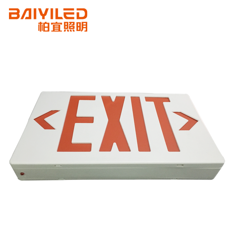 Aluminum Emergency Light Building Running Man Exit Sign