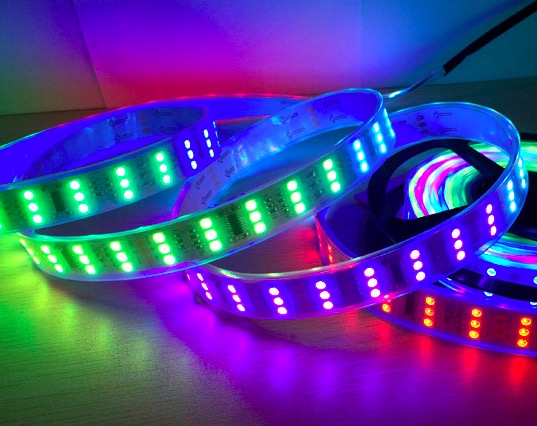 3 row three lines dream color WS2811 Led Strip Programmable Addressable 5050 Digital RGB LED Light 90LEDs/M Dream Magic 12V