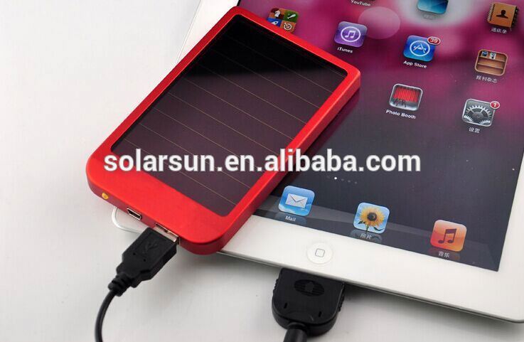 Portable Solar Phone Charger 2016 New Products Solar Power Bank 2600mah Power Bank