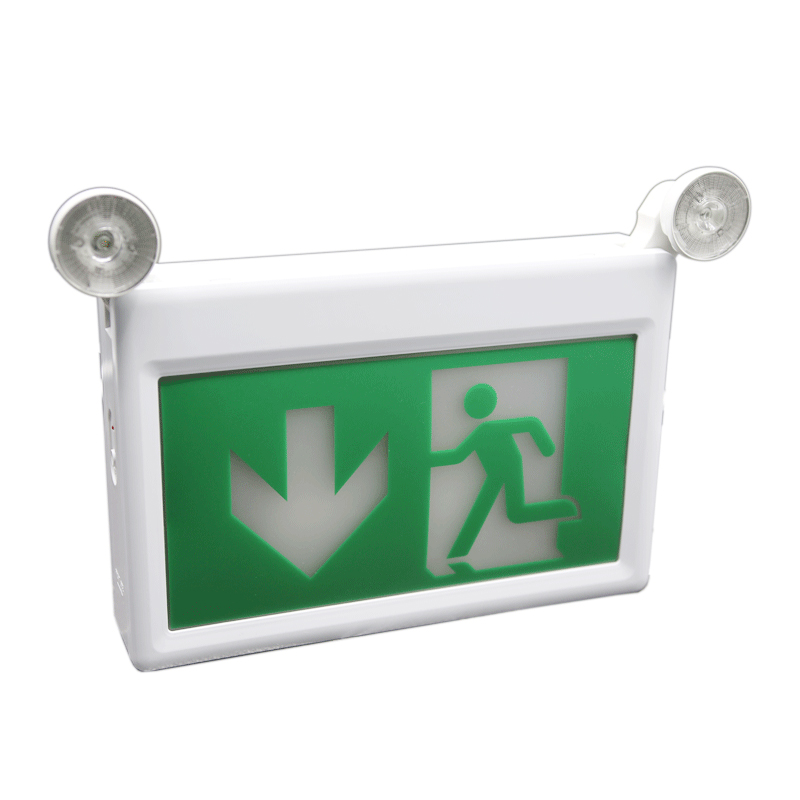 Luminous Fire Safety Wall Mounted LED emergency light exit sign 120v