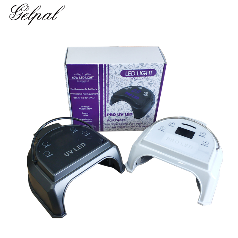 Free shipping Gelpal60W intelligent high quality quick-drying induction LED nail lamp