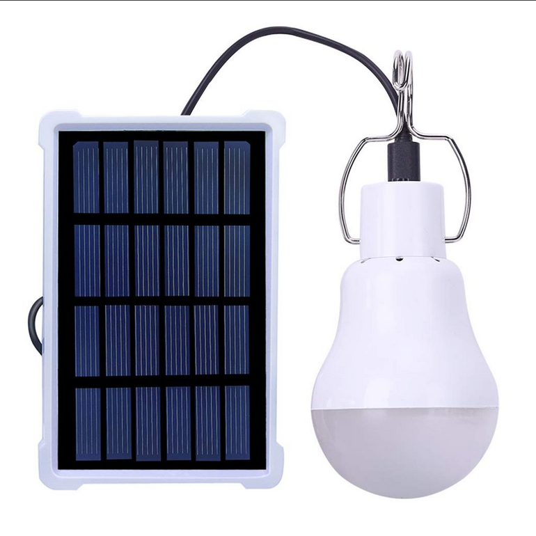 Solar Portable 12LED Smart Light Control Bulb Solar Panel Lamp USB Powered Rechargeable Lantern Lamps