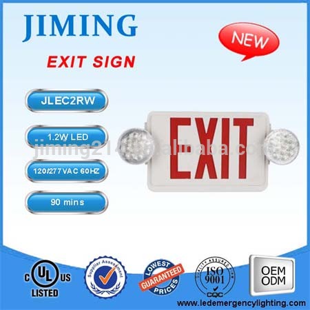 JIMING Exit Sign Combo Emergency Lights led emergency exit lighting fixture