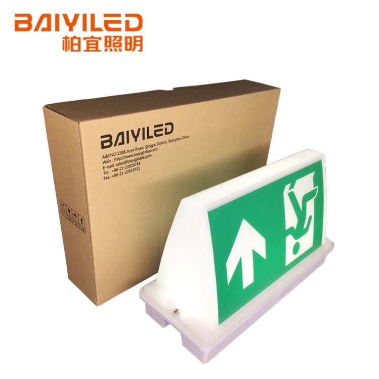 Fire Safety Wall Mounted Running Man Light Cheapest Illuminated Self Contained Led Emergency Exit Sign