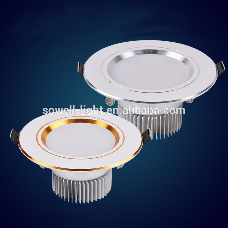 Recessed led Downlight 100% Aluminum lamp body 3W 7W 9W Downlight