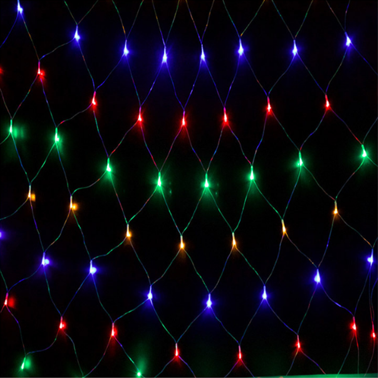 Flashing light up tree decoration Christmas Fairi Warm White American Flag Net Light