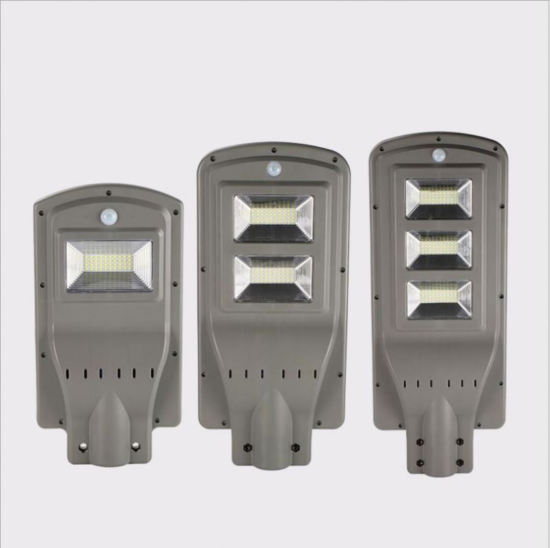 All In One Solar Street Light 20W 40W 60W With Radar Induction And Light Control