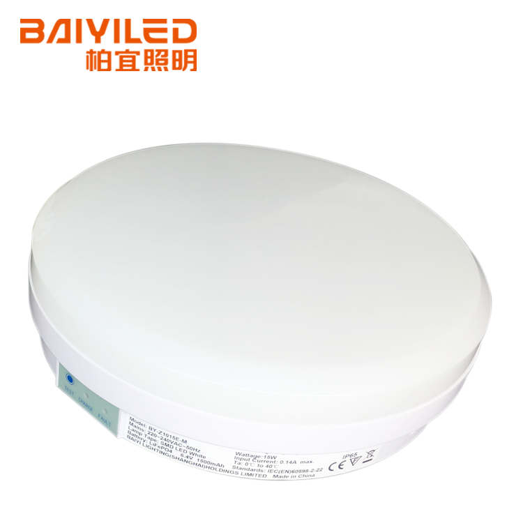 Round Flat Made China Fixture Ceiling Mount Led Outdoor Emergency Light