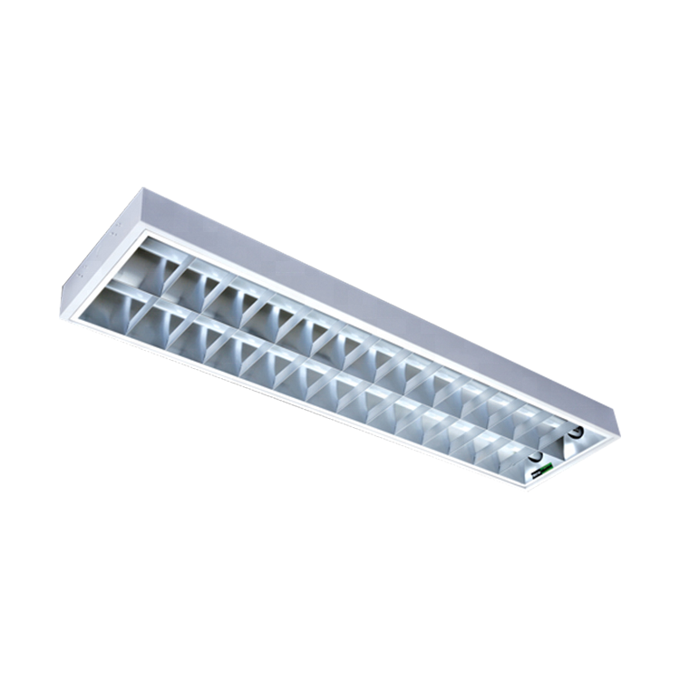 Square Emergency Fluorescent Grille Lamp